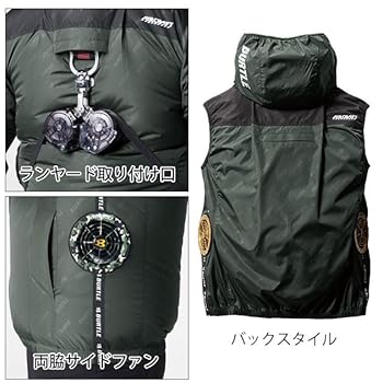 その他 BURTLE AIR CRAFT22V Amazon.co.jp: BURTLE Air Craft Fan, Vest, 22V Battery Fan, 3